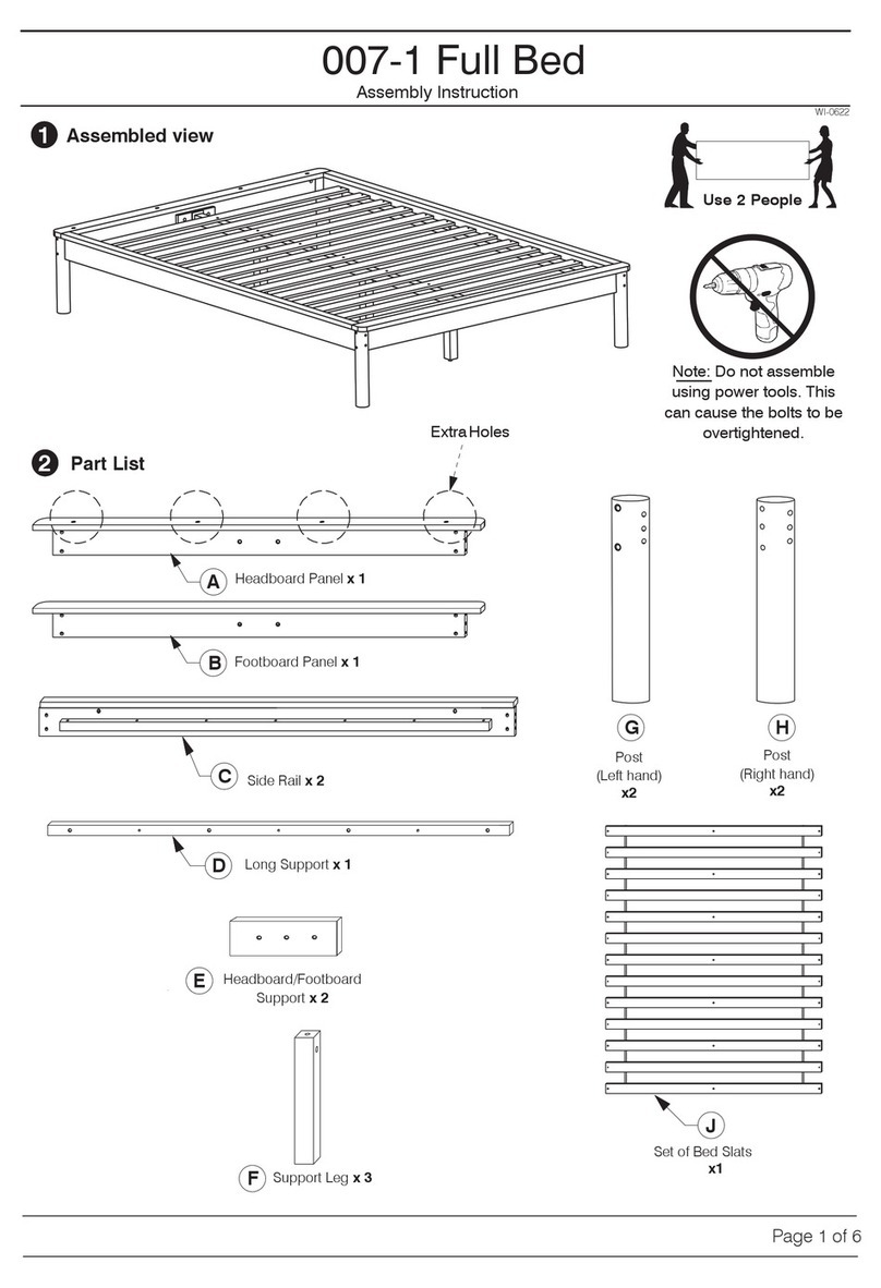 Baxton Studio Efren 007-1 Assembly instruction