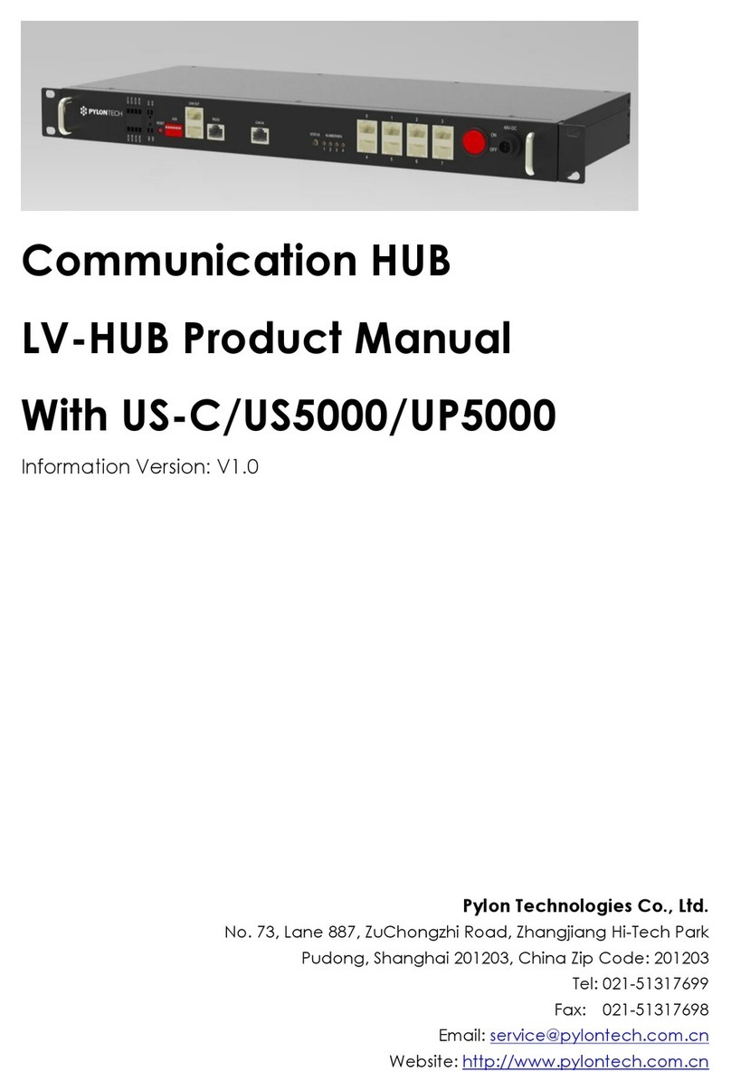 Pylon Technologies LV-Hub product manual Pylon Technologies LV-Hub product manual