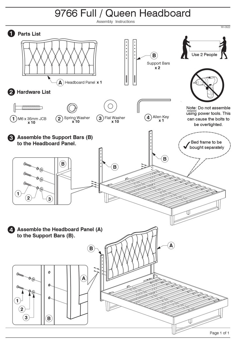 Baxton Studio Georgia 9766 Assembly instructions