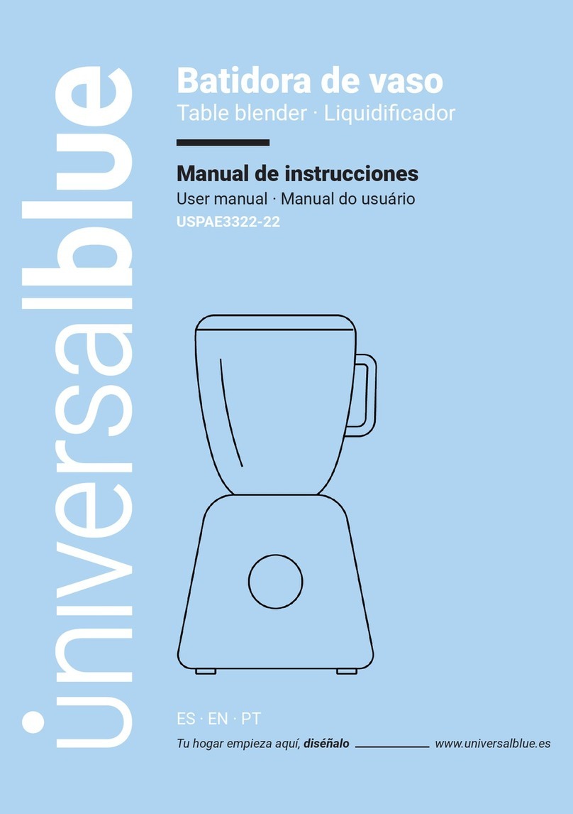 Universal Blue SMOOTHY 5010/GR User manual