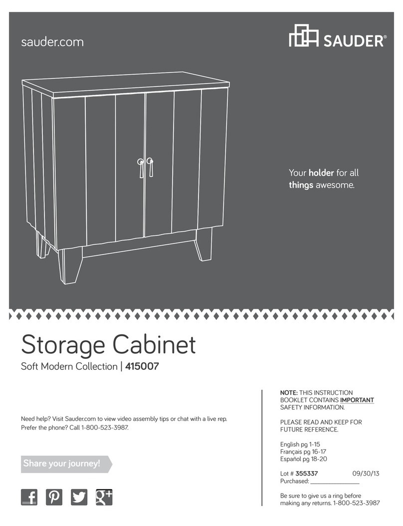 Sauder Soft Modern 415007 manual