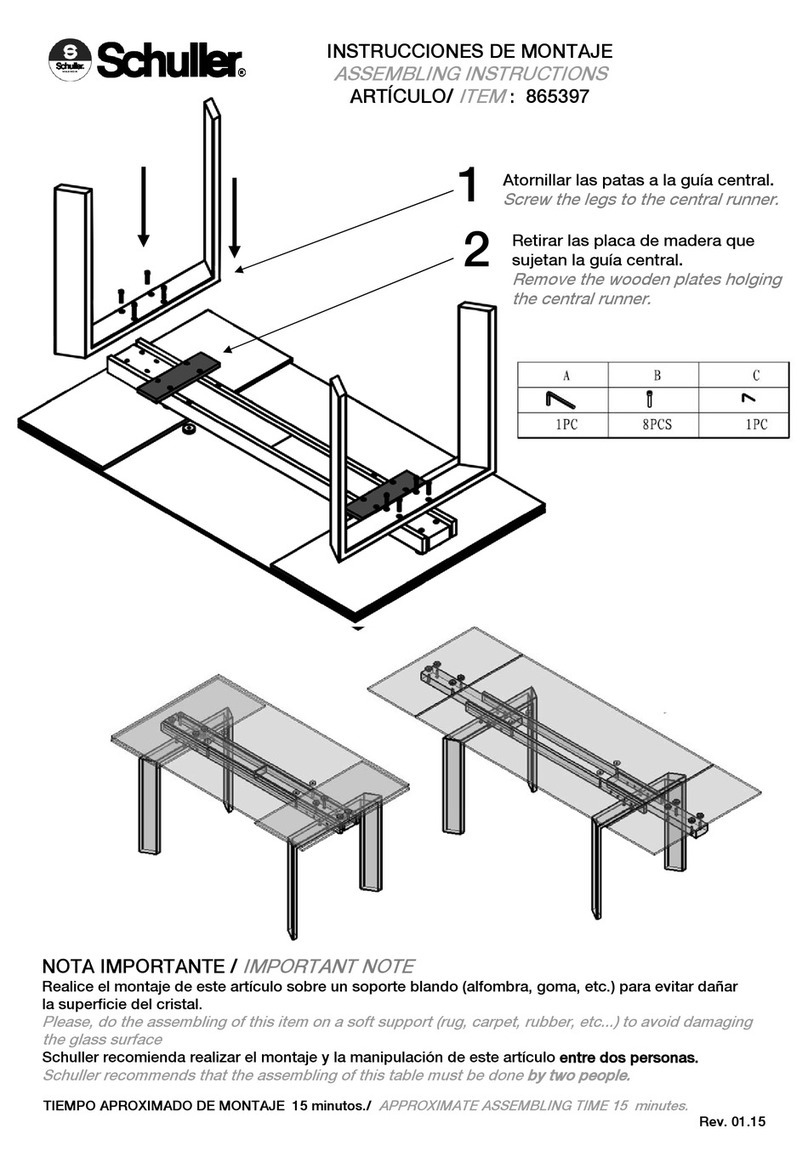 Schuller 865397 Assembling instructions