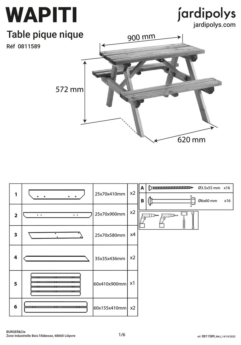 jardipolys WAPITI 0811589 manual