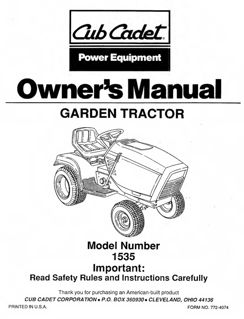 Cub Cadet 1535 User manual Cub Cadet 1535 User manual