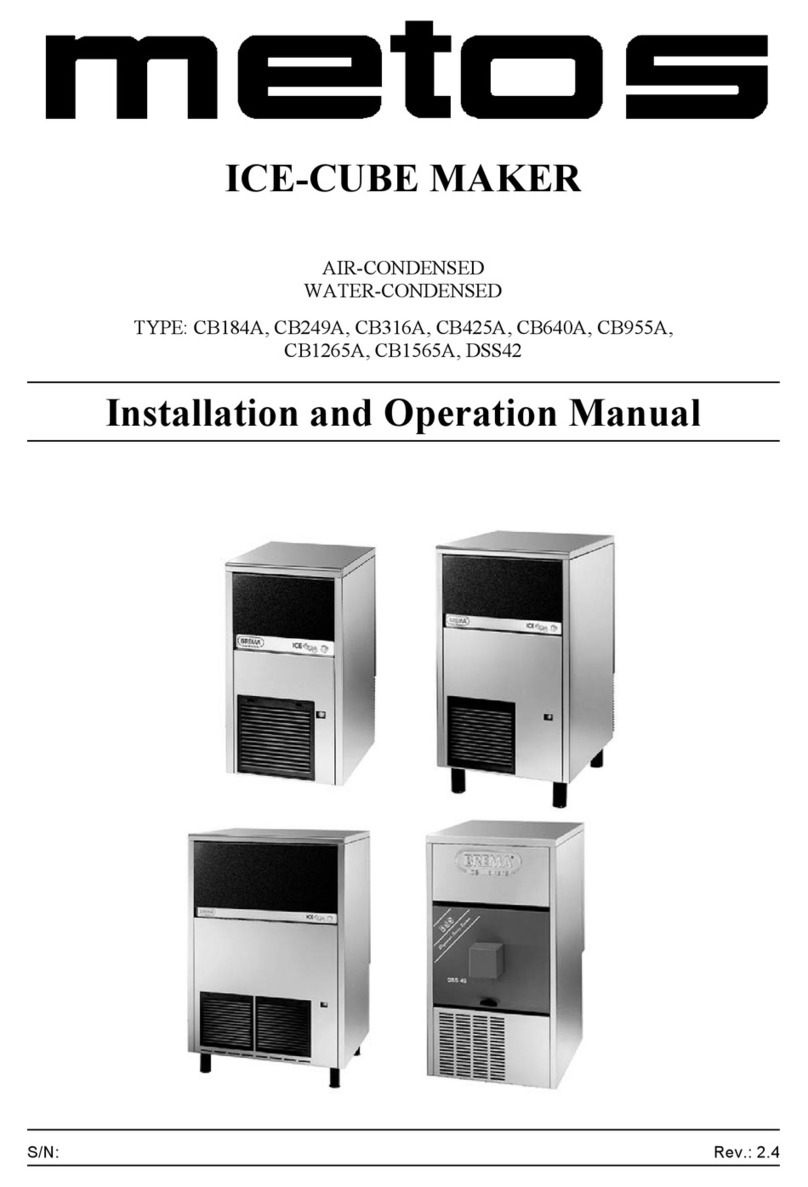 Metos CB184A User manual