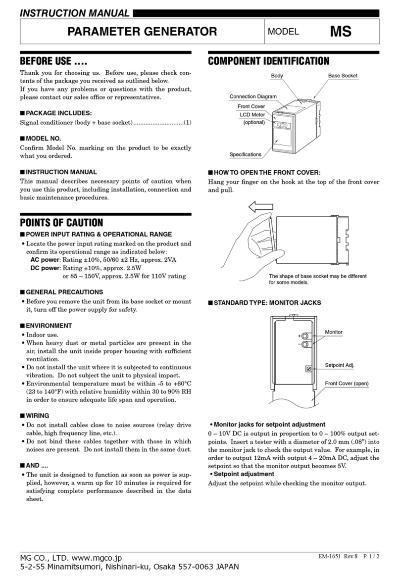 MG MS User manual