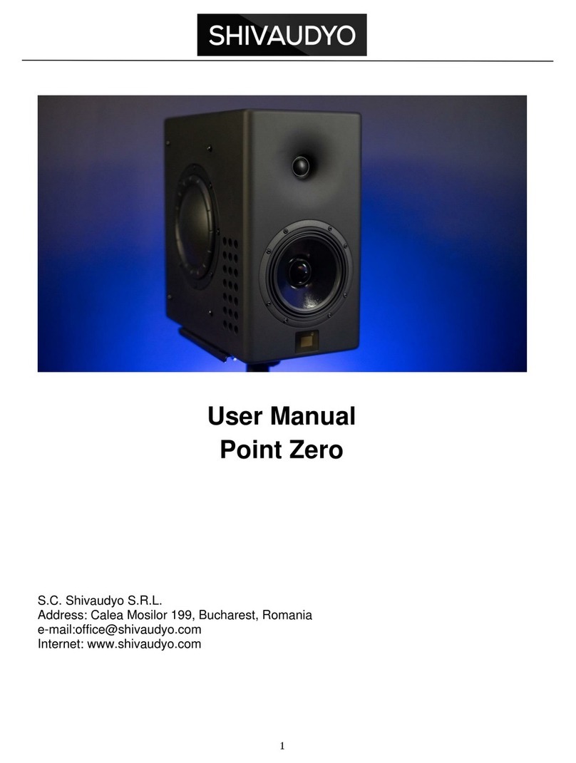 SHIVAUDYO Point Zero user manual