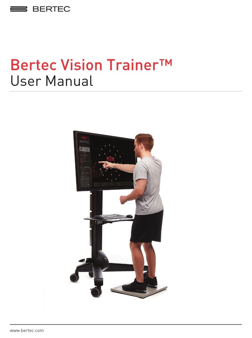 Bertec Vision Trainer user manual