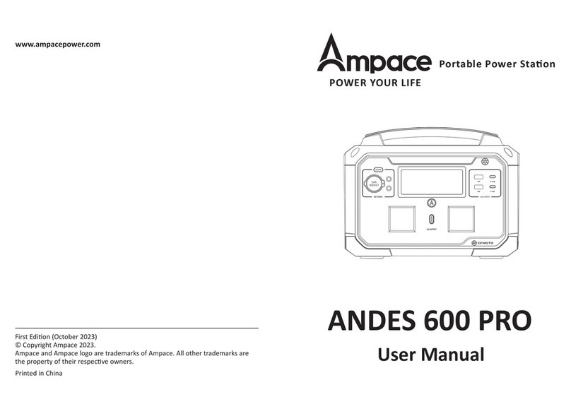Ampace ANDES 600 PRO user manual