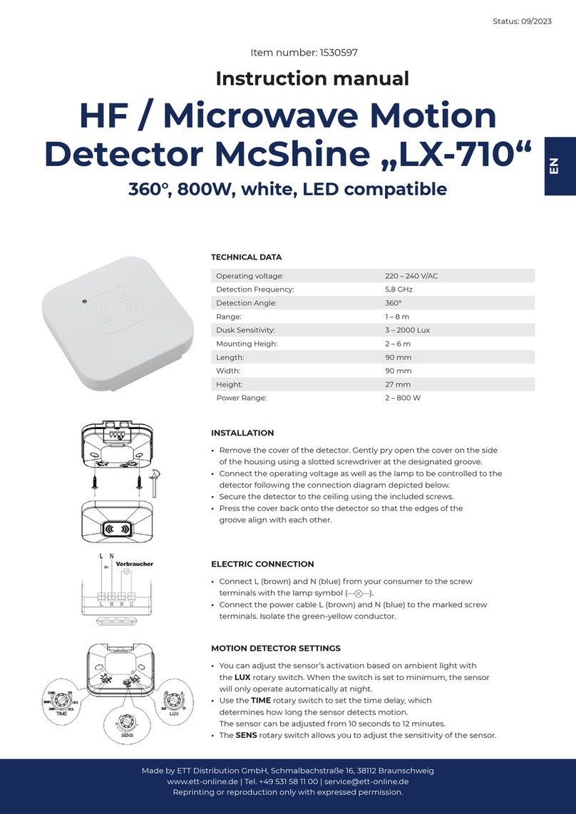 McShine LX-710 instruction manual