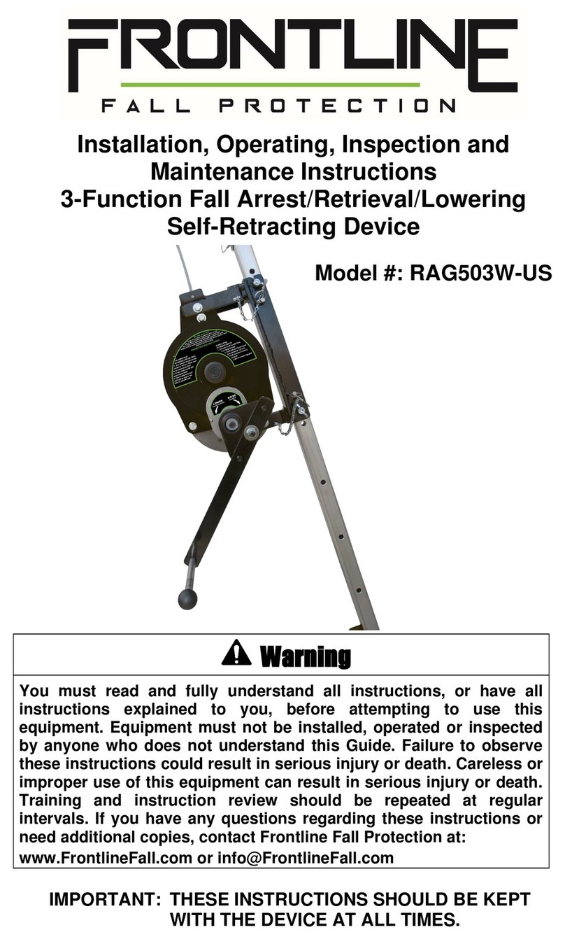 FrontLine RAG503W-US Assembly instructions