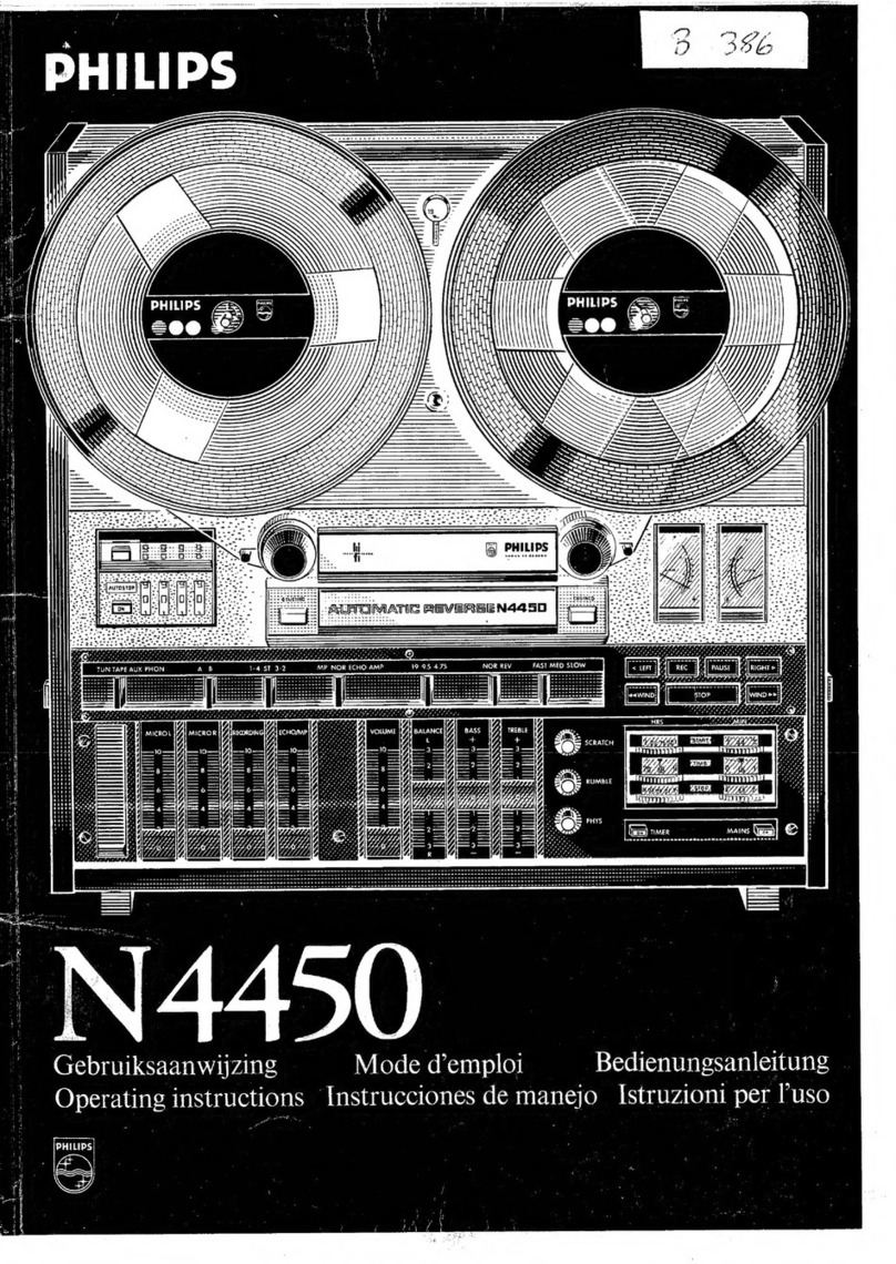 Philips N 4450 operating instructions