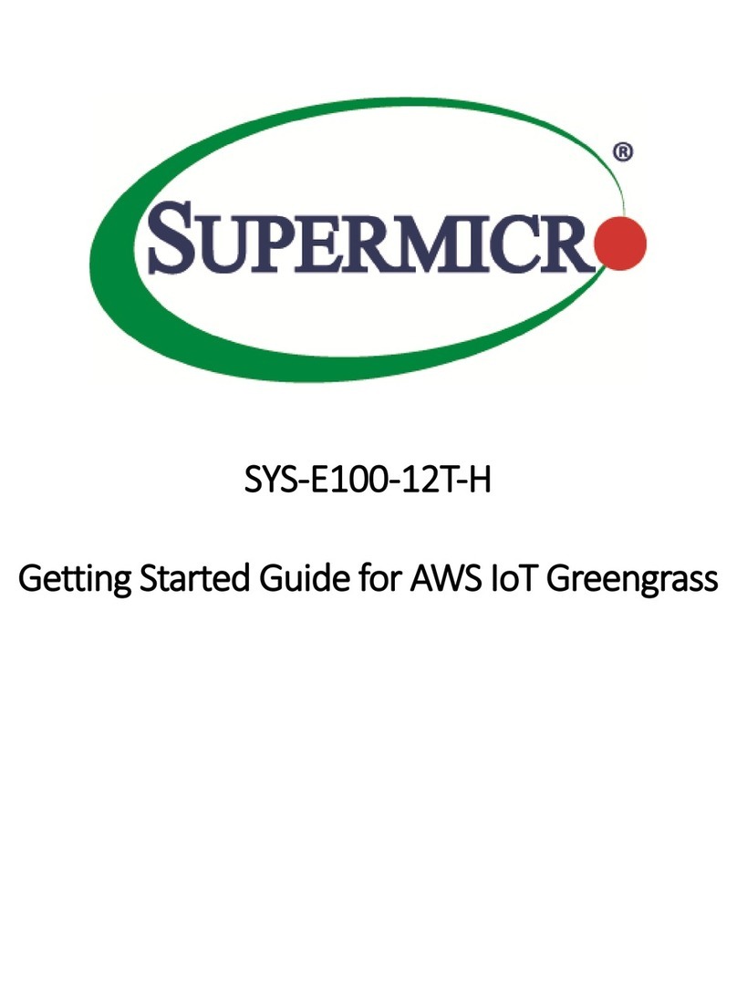 Supermicro SuperServer SYS-E100-12T-H User manual