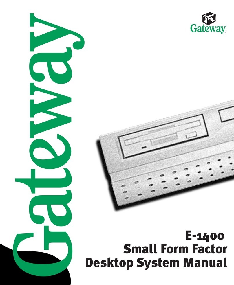 Gateway E1400 User manual