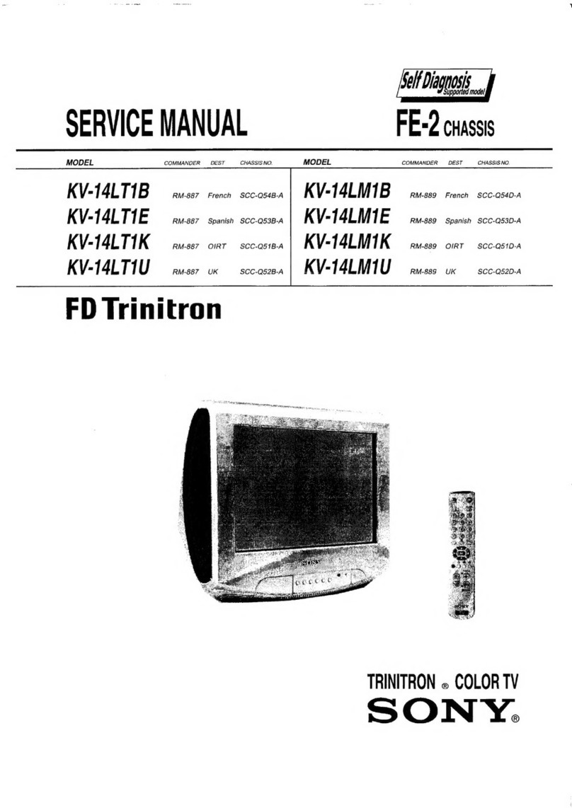 Sony KV-14LT1B Service manual