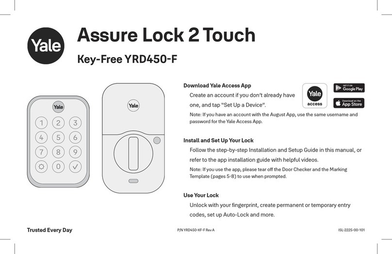 Yale Assure Lock 2 Touch User manual