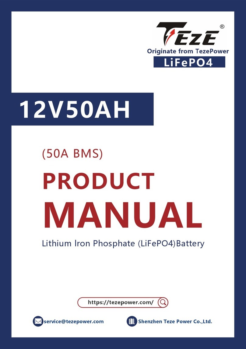 Teze 12V50AH User manual