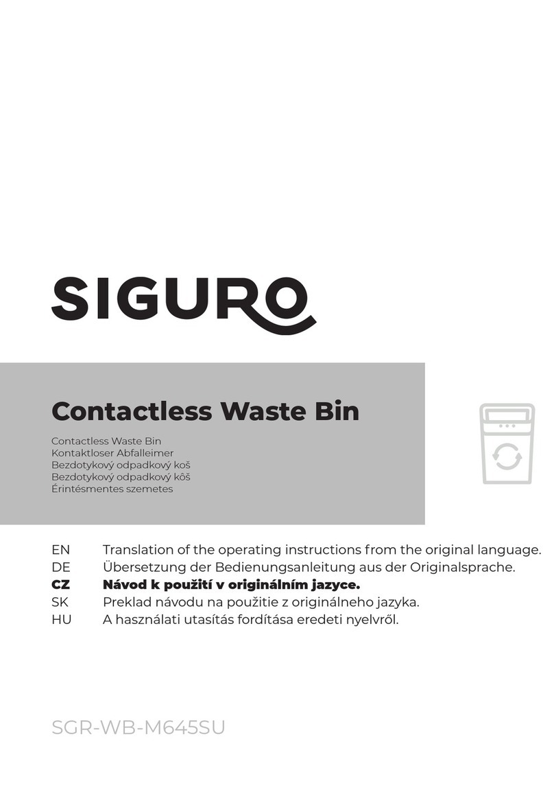 SIGURO SGR-WB-M645SU operating instructions