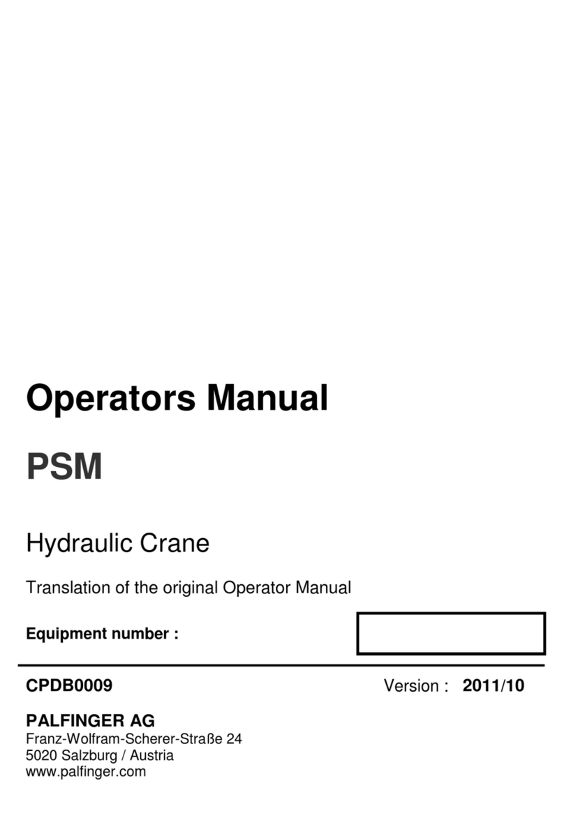 Palfinger PSM Series User manual