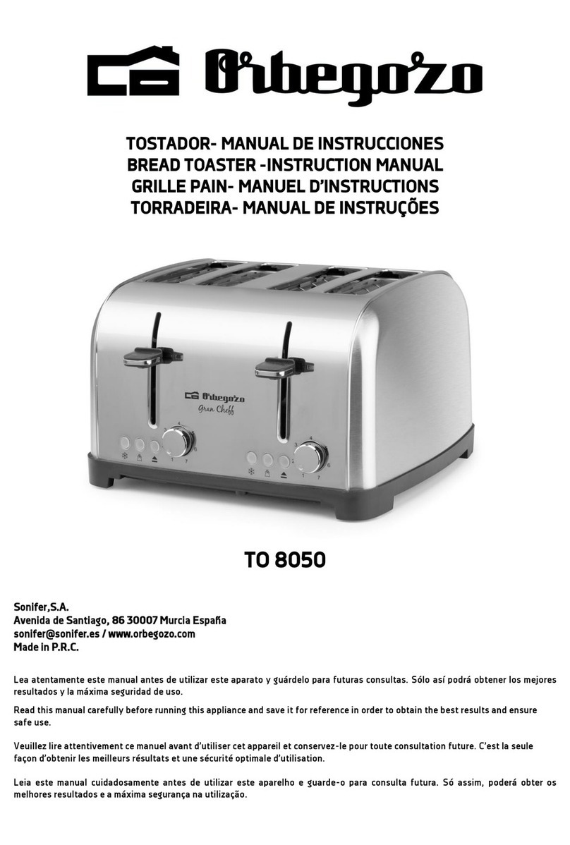 Orbegozo TO 8050 instruction manual Orbegozo TO 8050 instruction manual
