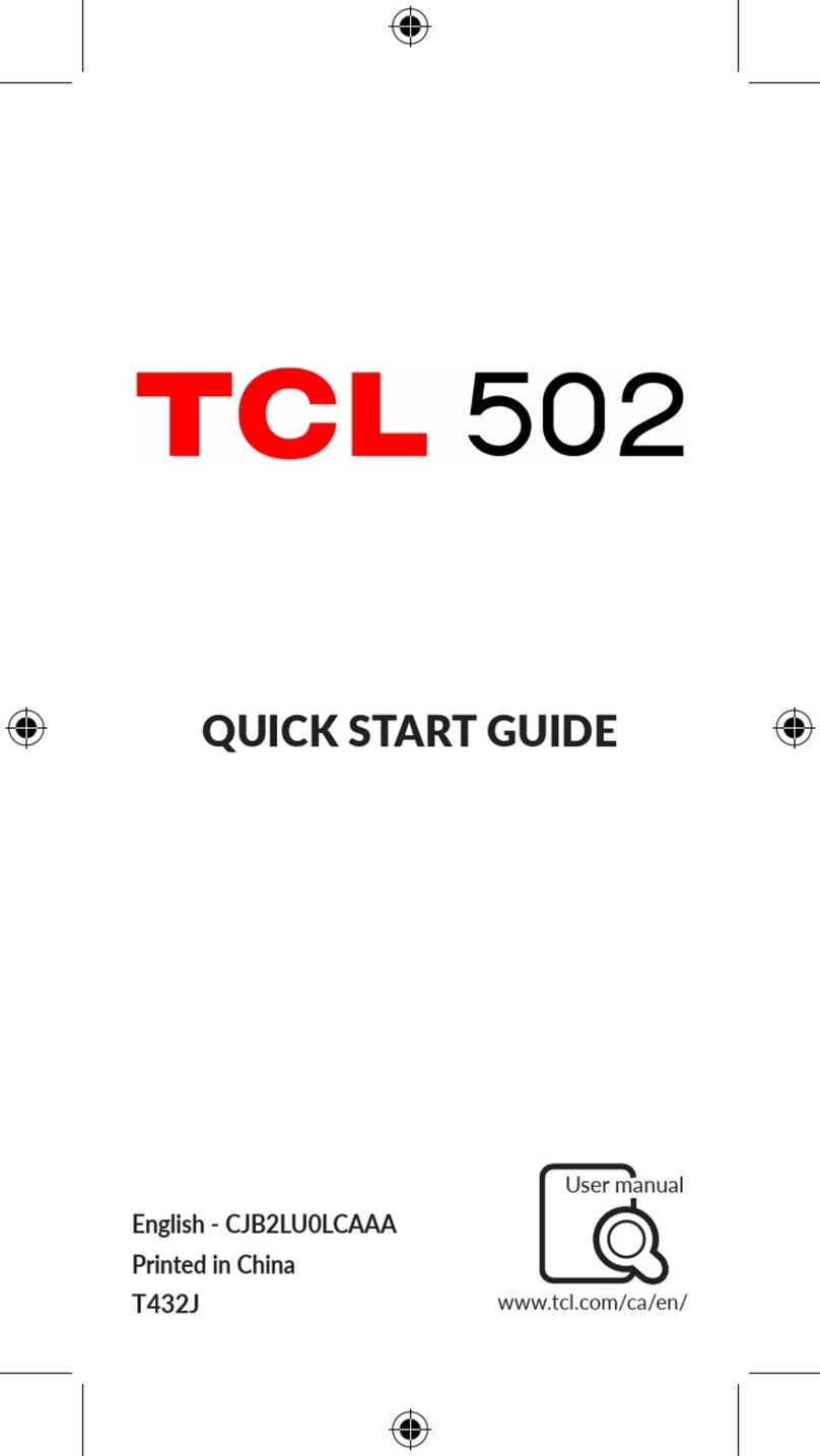 TCL 502 User manual