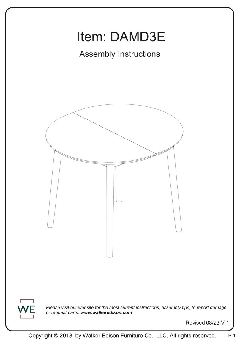 Walker Edison DAMD3E User manual