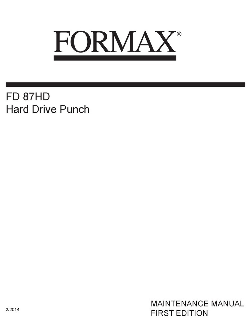Formax FD 87HD Maintenance manual
