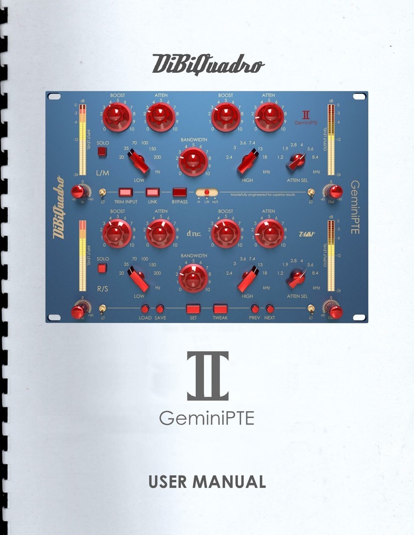 DiBiQuadro GeminiPTE user manual