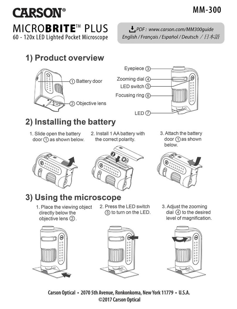 Carson MICROBRITE PLUS MM-300 User manual