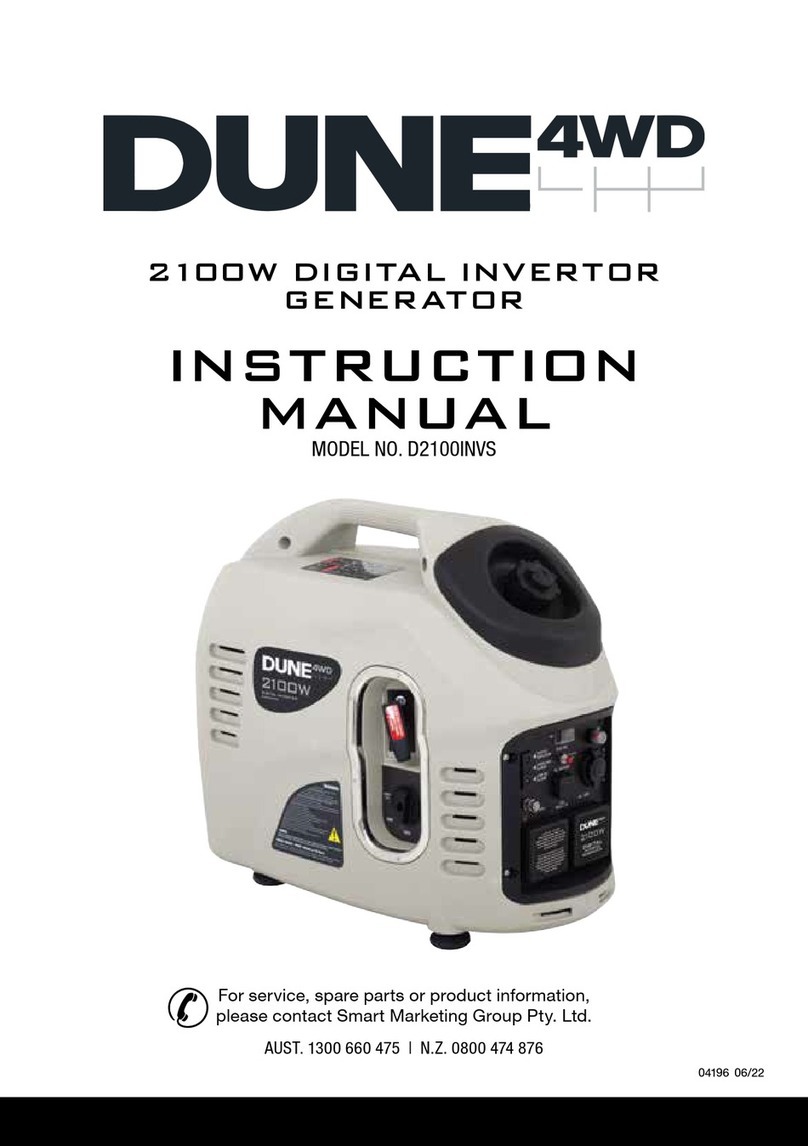 Dune 4WD D2100INVS instruction manual