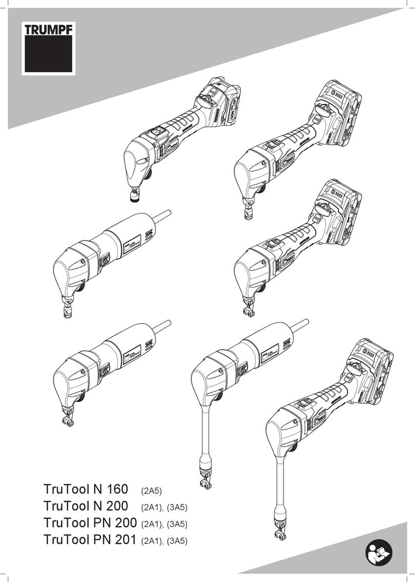 Trumpf TruTool N 160 2A5 manual