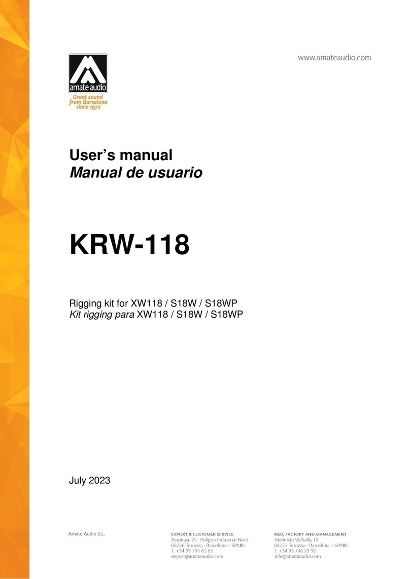 Amate Audio KRW-118 user manual