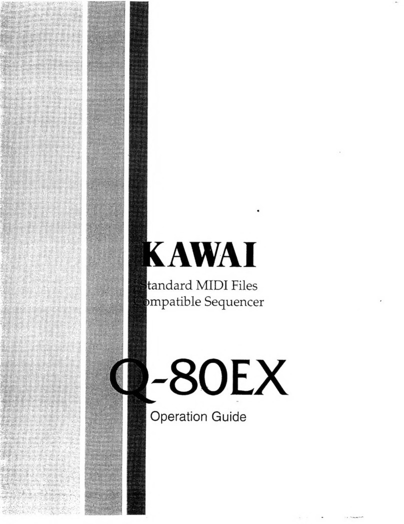 Kawai Standard MIDI Files Compatible Sequencer... Operation guide