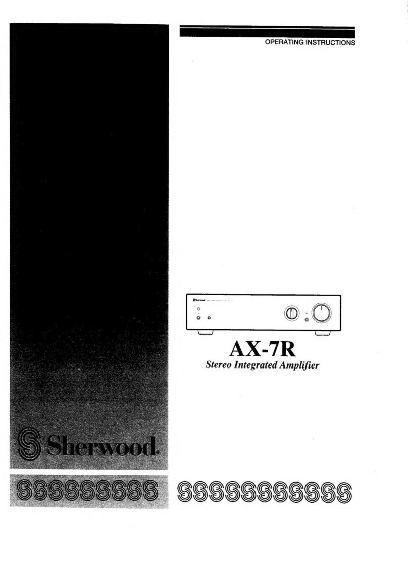 Sherwood AX-7R User manual
