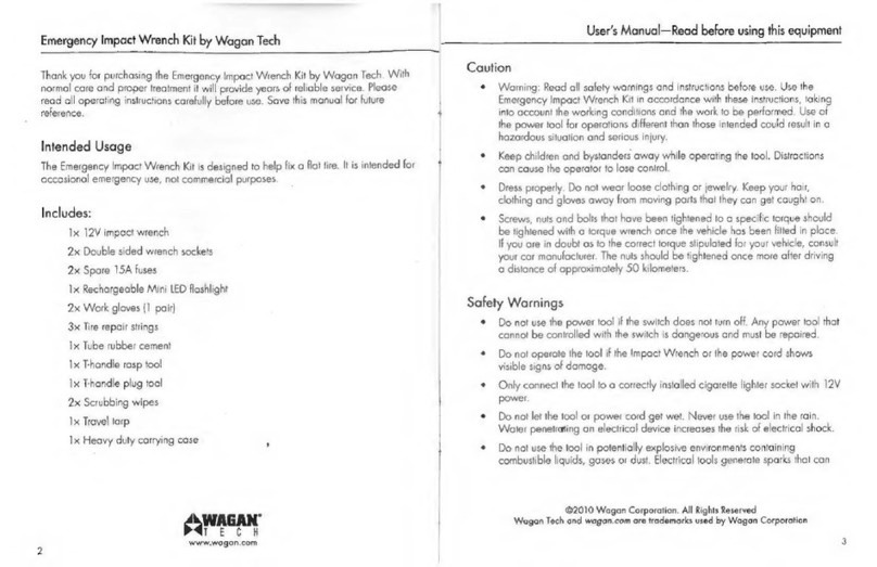 Wagan 2287 user manual