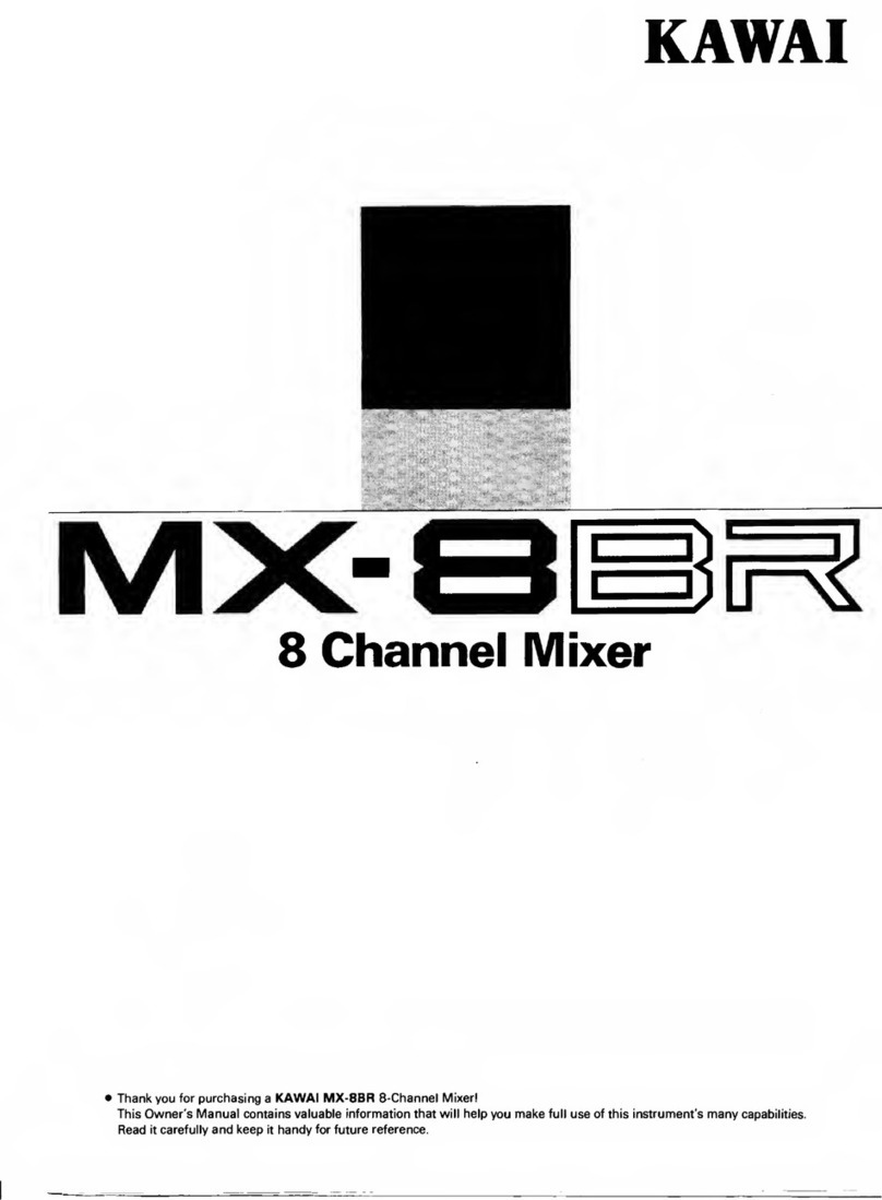 Kawai MX-8BR User manual