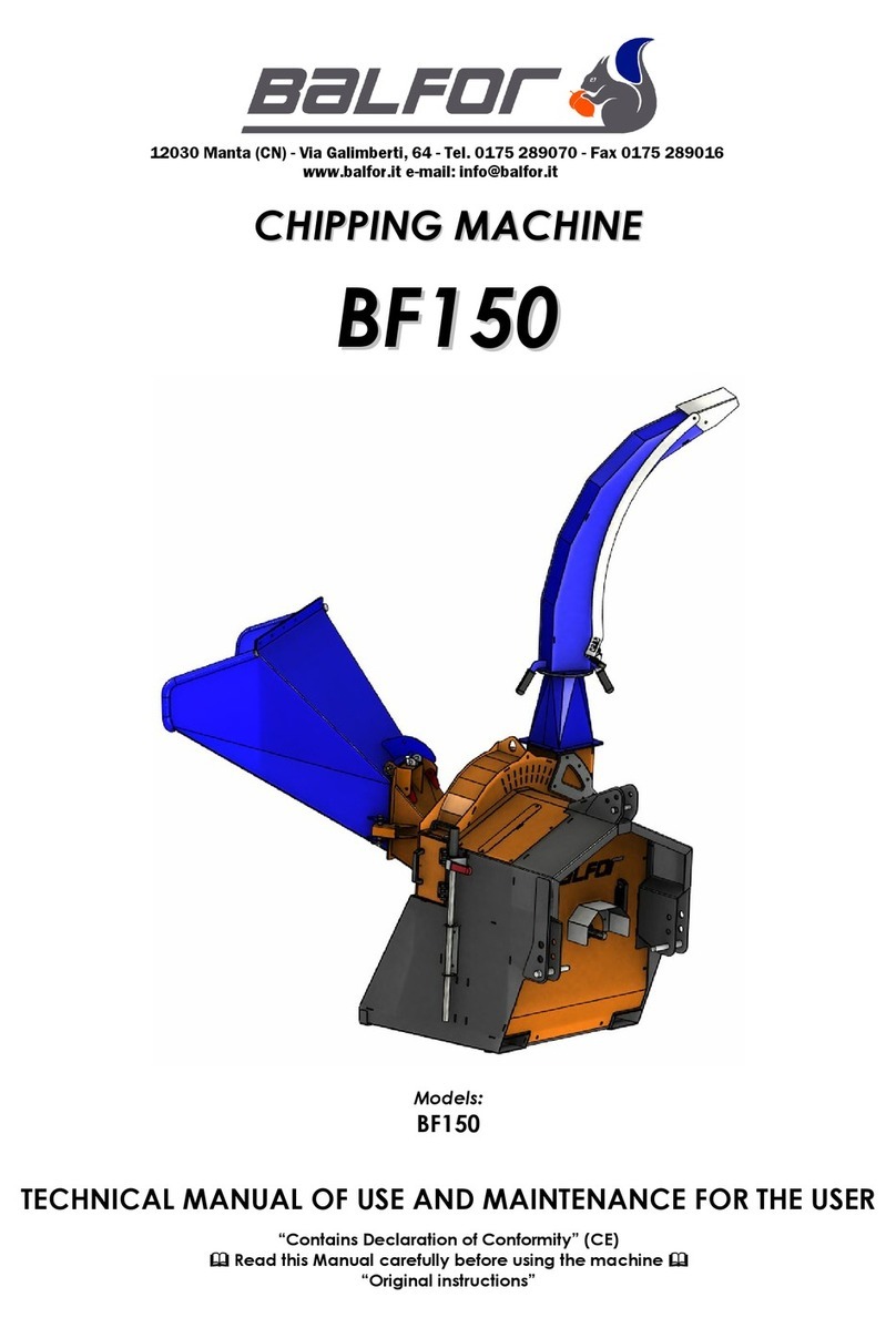 balfor BF150 Technical manual