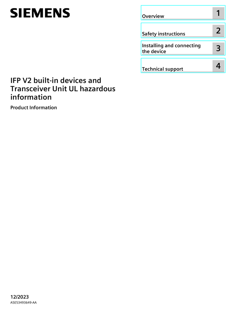 Siemens SIMATIC IFP1200 V2 User manual Siemens SIMATIC IFP1200 V2 User manual