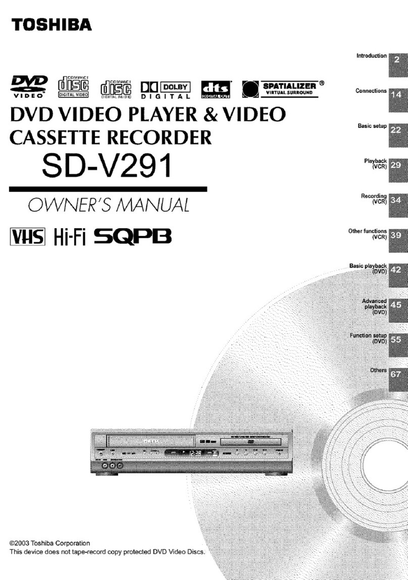 Toshiba SD-V291 User manual