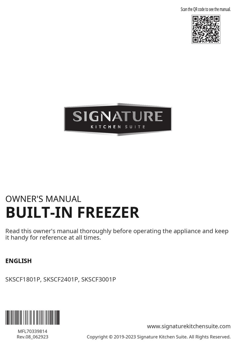 Signature SKSCF1801P User manual
