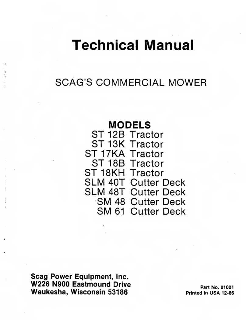 Scag Power Equipment ST 12B Technical manual