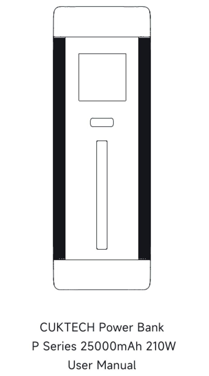 CUKTECH P Series User manual