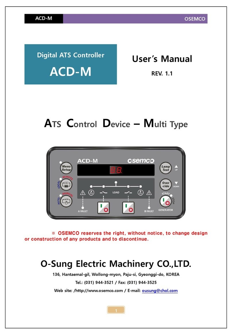 OSEMCO ACD-M user manual