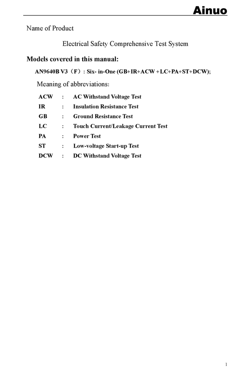 Ainuo AN9640B User manual