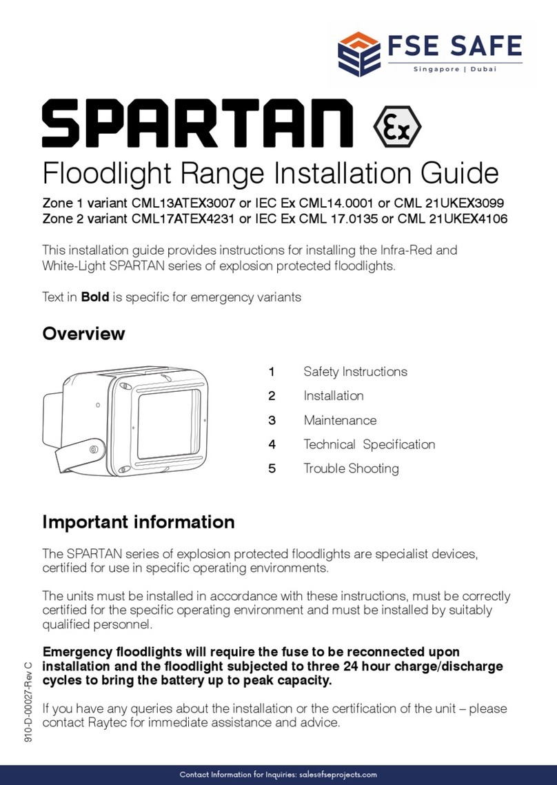 FSE SAFE SPARTAN 24 installation guide