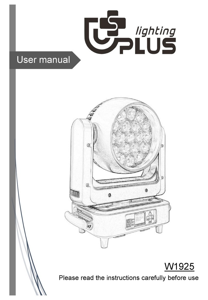 Uplus Lighting W1925 user manual