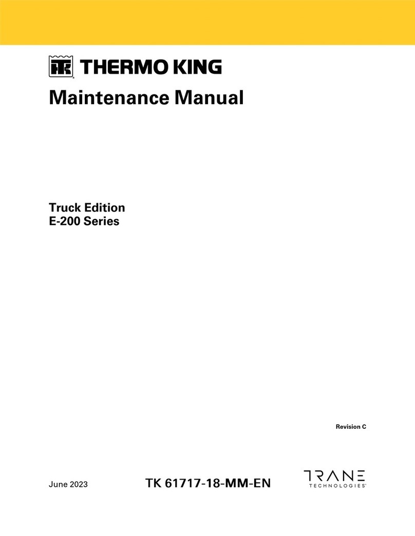 Trane Technologies THERMO KING E-200 Series User manual