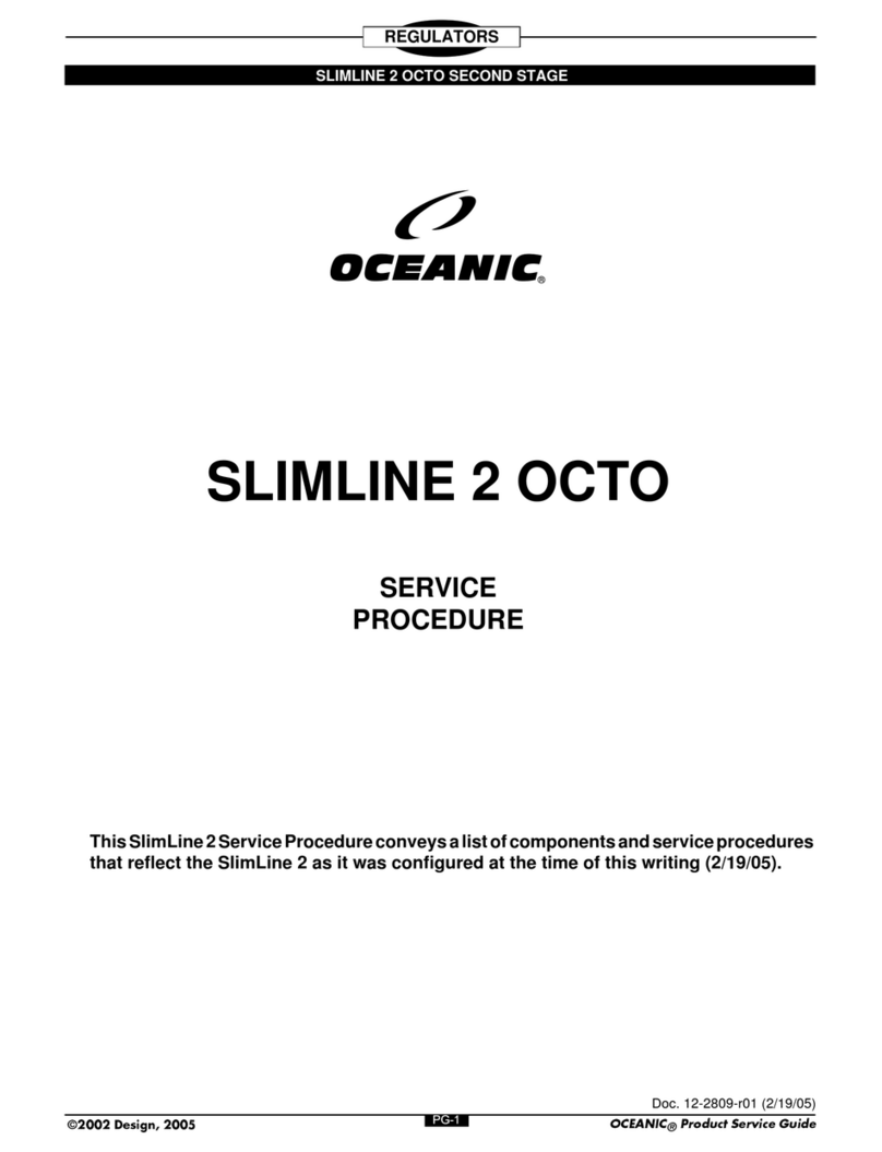 Oceanic SLIMLINE 2 OCTO Service Procedure