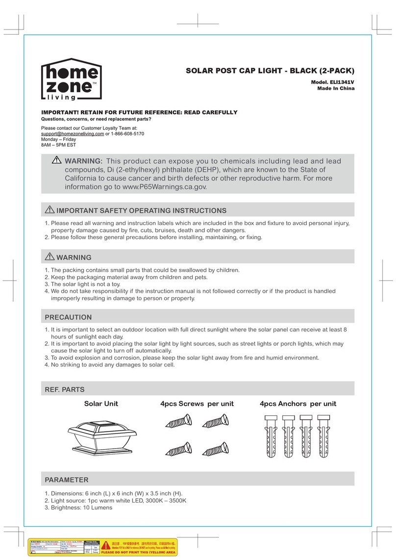 homezone ELI1341V User manual