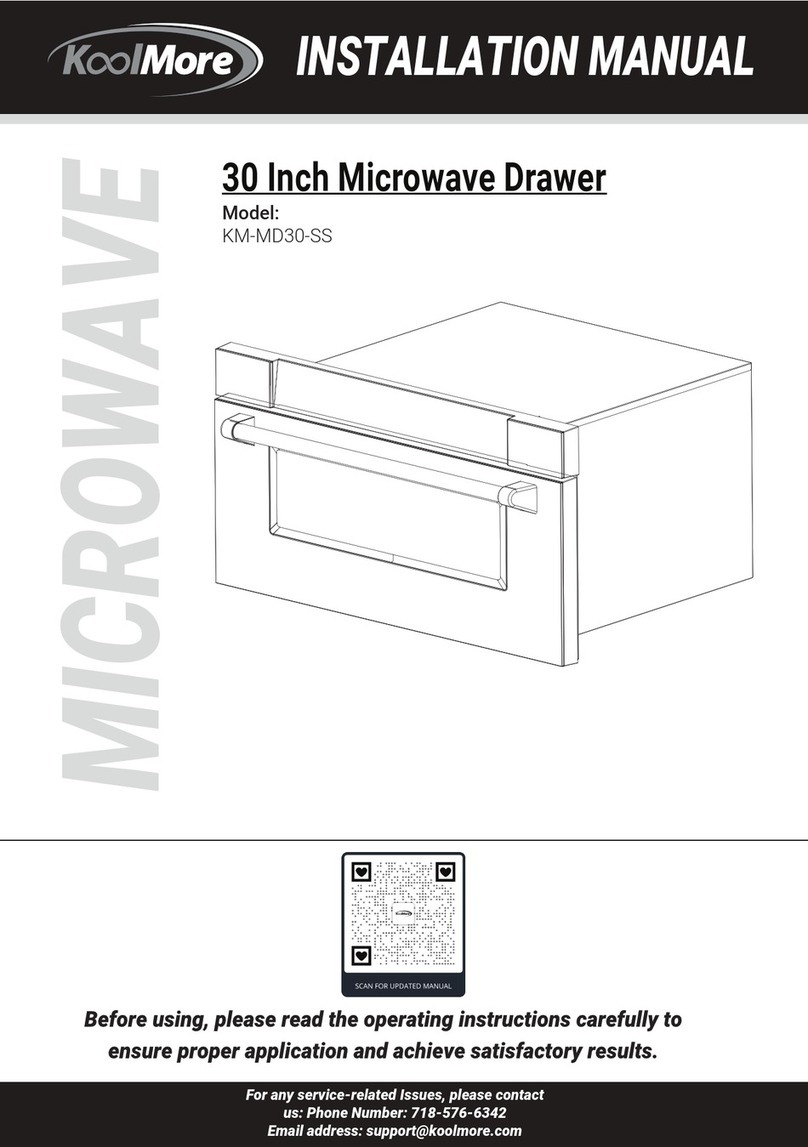 KoolMore KM-MD30-SS installation manual
